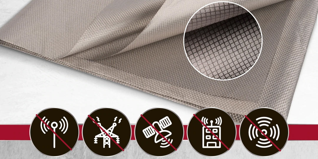 Faraday Fabric Faraday Cage Military Grade Conductive Material for Fabric  Protection Shielding Fabric for WiFi, Bluetooth, GPS, Shields Copper Nickel
