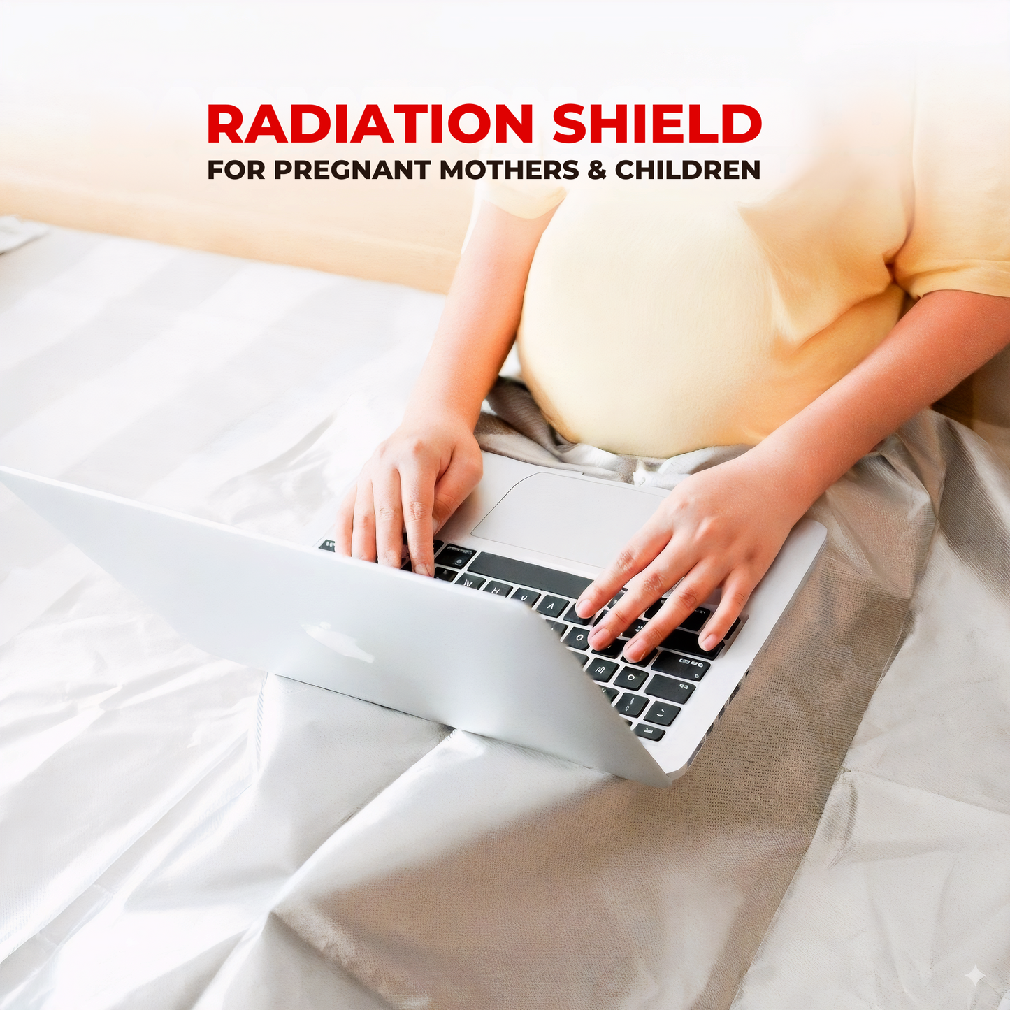 Faraday Fabric (44" x 36") — RF, EMI, & RFID Shielding for 99% EMF Protection