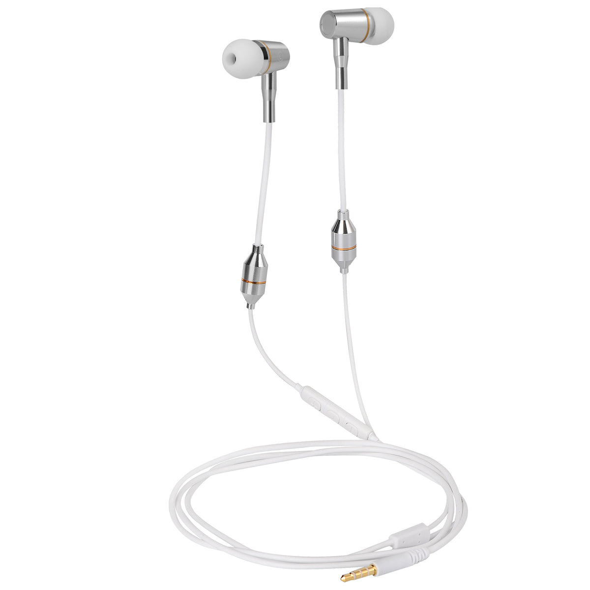 Atmosure 3.5mm air tube headphones with the complete cable, speaker housings and plug