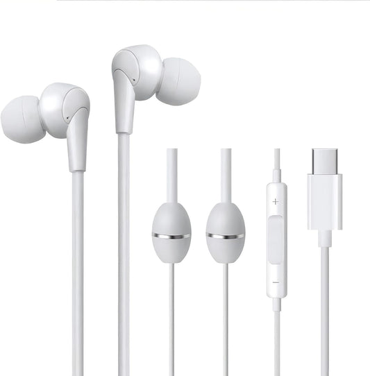 Anti-Radiation Air Tube Headphones with Carry Case (USB Type-C) - 99% EMF Reduction