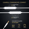 Anti-Radiation Air Tube Headphones with Carry Case — 99% EMF Reduction