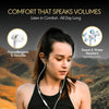 Anti-Radiation Air Tube Headphones with Carry Case — 99% EMF Reduction