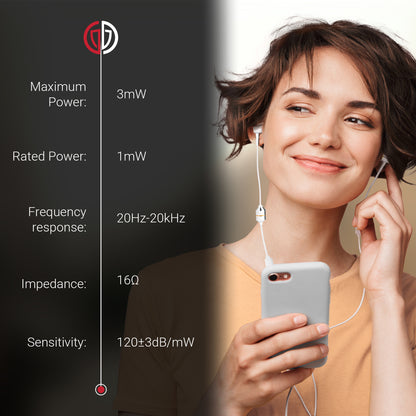 Anti-Radiation Air Tube Headphones (3.5mm) — 99% EMF Reduction
